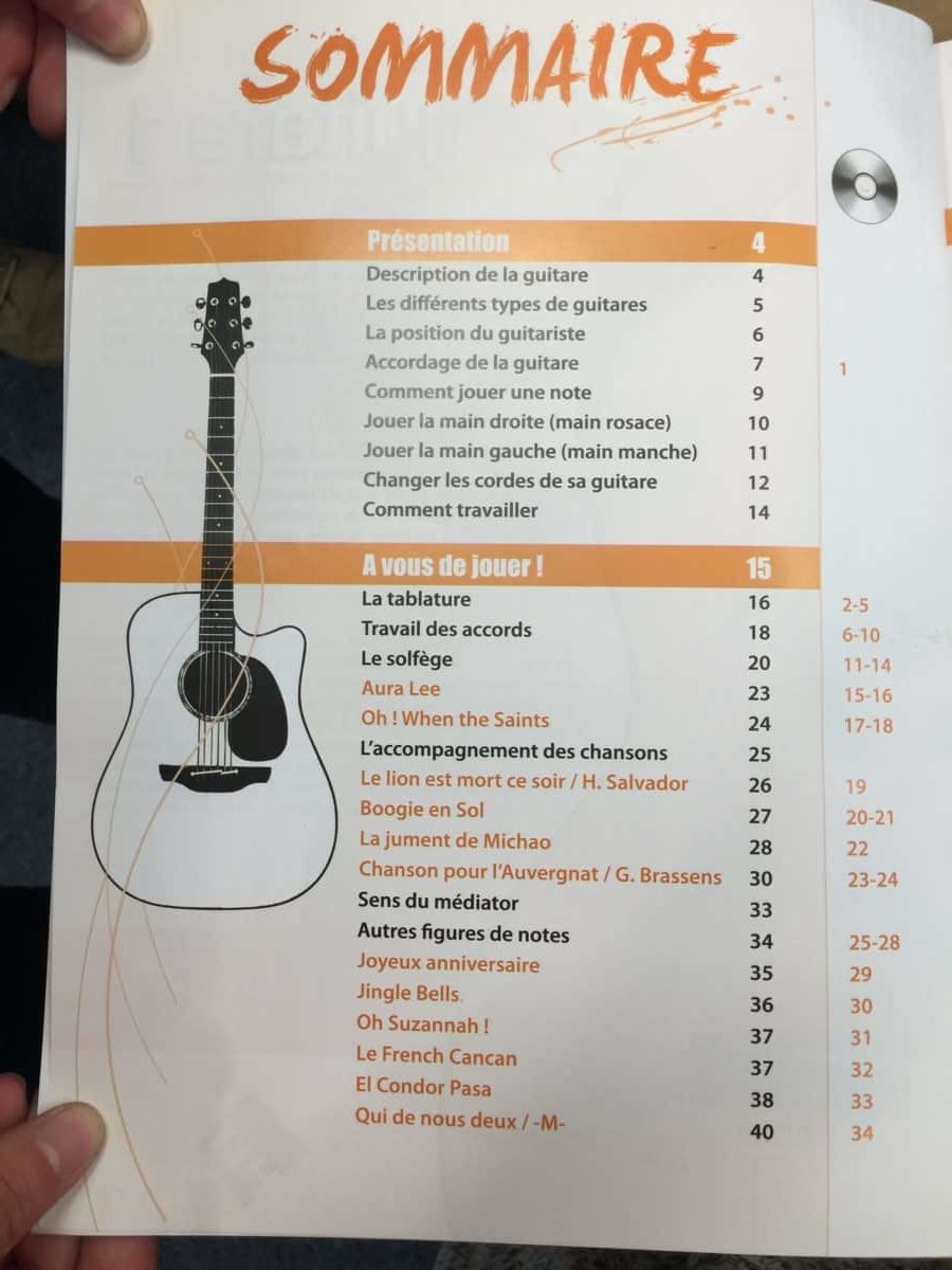 Je Debute La Guitare Methode De Guitare Debutant Avec Cd Et Dvd